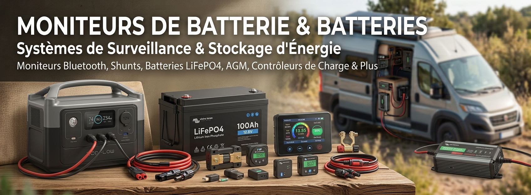 Moniteurs de batterie & batteries